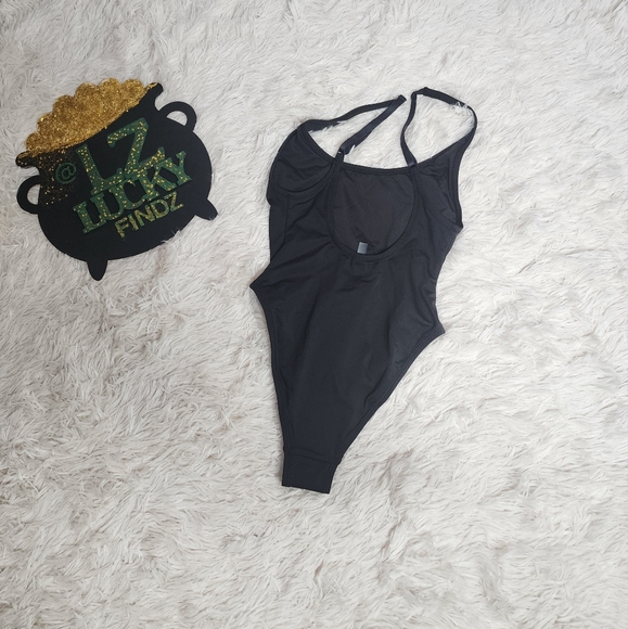 SKIMS SWIM SCOOP NECK ONE PIECE/ ONYX/ XS/NWT/ SWIMSUIT 🩱 - Picture 7 of 13